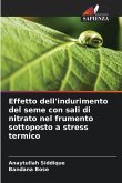 Effetto dell'indurimento del seme con sali di nitrato nel frumento sottoposto a stress termico