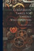 Conversion Tables For Various Viscosimeters