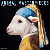 Animal Masterpieces 2024 12 X 12 Wall Calendar