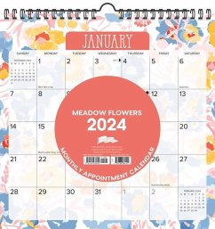 Meadow Flowers 2024 12 X 12 Spiral Wall Calendar - Willow Creek Press