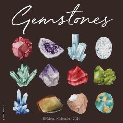 Gemstones 2024 12 X 12 Wall Calendar - Willow Creek Press