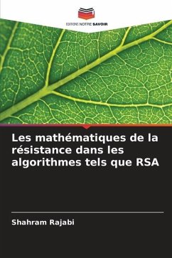 Les mathématiques de la résistance dans les algorithmes tels que RSA - Rajabi, Shahram