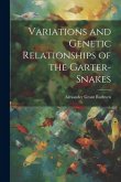 Variations and Genetic Relationships of the Garter-snakes