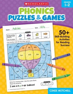 Phonics Puzzles & Games for Grades 1-2 - Mitchell, Cindi