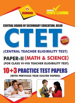 CTET Previous Year Solved Papers for Math and Science in English Practice Test Papers (केंद्रीय श - Diamond Power Learning Team