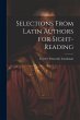 Selections from Latin Authors for... - Bild 1