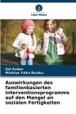 Auswirkungen des familienbasierten Interventionsprogramms auf den Mangel an sozialen Fertigkeiten