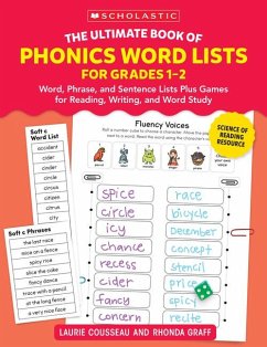 The Ultimate Book of Phonics Word Lists: Grades 1-2 - Cousseau, Laurie; Graff, Rhonda