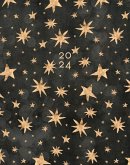 Starry Night 2024 7.5 X 9.5 Booklet Monthly Planner