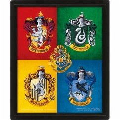 Harry Potter (Colourful Crests) 3D Bilderrahmen 30 x 40 cm
