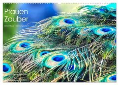 Pfauen Zauber (Wandkalender 2024 DIN A2 quer), CALVENDO Monatskalender - Meyer - Stimmungsbilder1, Marion