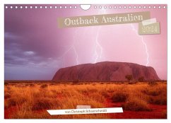 Outback Australien (Wandkalender 2024 DIN A4 quer), CALVENDO Monatskalender - Schaarschmidt, Christoph