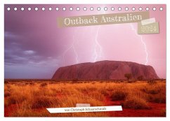 Outback Australien (Tischkalender 2024 DIN A5 quer), CALVENDO Monatskalender - Schaarschmidt, Christoph