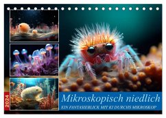 Mikroskopisch niedlich (Tischkalender 2024 DIN A5 quer), CALVENDO Monatskalender - Waurick, Kerstin
