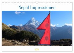 Nepal Impressionen (Wandkalender 2024 DIN A3 quer), CALVENDO Monatskalender