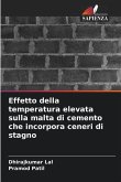 Effetto della temperatura elevata sulla malta di cemento che incorpora ceneri di stagno