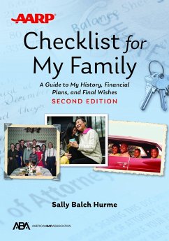 ABA/AARP Checklist for My Family (eBook, ePUB) - Hurme, Sally Balch