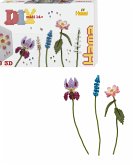 Hama 3621 - Geschenkpackung DIY midi Art 14+, Motivvorlage Blumenstrauß, Blumen mit 3D Effekt, mit ca. 6.000 Bügelperlen und Zubehör