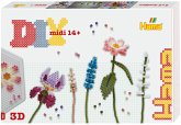 Hama 3621 - DIY Bügelperlen Midi 14+, Geschenkbox mit Motivvorlage Blumenstrauß, Blumen mit 3D Effekt, ca. 6.000 Bügelperlen und Zubehör Hama 3621 - DIY Bügelperlen Midi 14+, Geschenkbox mit Motivvorlage Blumenstrauß, Blumen mit 3D Effekt, ca. 6.000 Bügelperlen und Zubehör