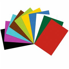 URSUS Basispapiere Tonzeichenpapier, 130 g/m², Format DIN A4, 100 Blatt sortiert