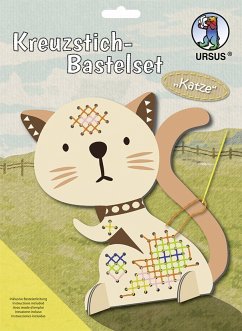 URSUS Sticken Kreuzstich-Bastelset Katze URSUS Sticken Kreuzstich-Bastelset Katze