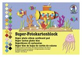 URSUS Basispapiere Super-Fotokartonblock, 300 g/m², Format 24 x 34 cm, 25 Blatt sortiert