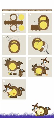 Cover URSUS Laternenzeit Laternen-Bastelset Easy Line Eichhörnchen