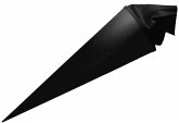 URSUS Schultüten Bastel-Schultüte mit Filzmanschette, schwarz, Höhe: 70 cm, Durchmesser: 20 cm