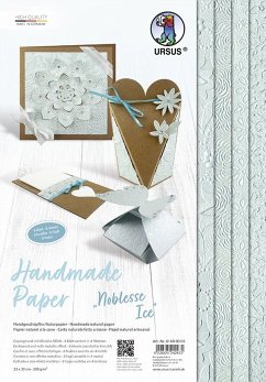 Cover URSUS Spezialpapiere Handmade Paper Noblesse Ice, 23 x 33 cm, 8 Blatt