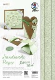 URSUS Spezialpapiere Handmade Paper Noblesse Mint, 23 x 33 cm, 8 Blatt