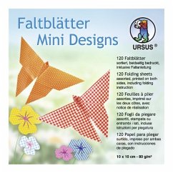 URSUS Falten Faltblätter Mini Designs (80 g/m², 10 x 10 cm), sortiert
