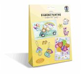 URSUS Kinder-Bastelsets Diamod Painting Creative Set Lovely, 2er Karten