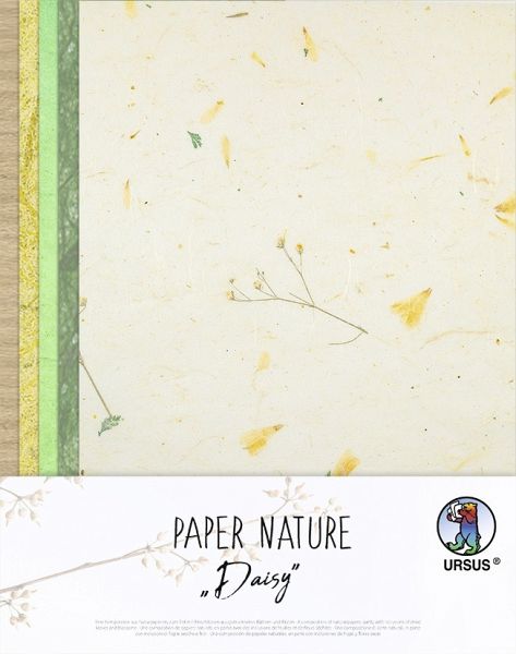 URSUS Spezialpapiere Paper Nature Daisy, 23 x 33 cm
