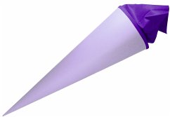 Cover URSUS Schultüten Bastel-Schultüte mit Filzmanschette, flieder, Höhe: 70 cm, Durchmesser: 20 cm