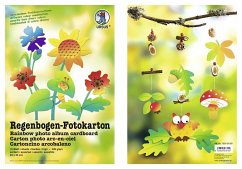 Cover URSUS Basispapiere Fotokarton-Bastelmappe Regenbogen, 300 g/m², Format 23 x 33 cm, 10 Blatt sortiert