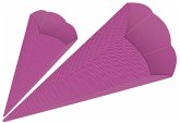 URSUS Schultüten 3D-Schultüten, pink, Höhe: 68 cm, Durchmesser: 20 cm