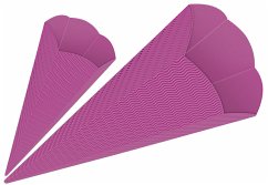 URSUS Schultüten 3D-Schultüten, pink, Höhe: 68 cm, Durchmesser: 20 cm