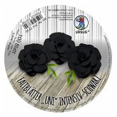 URSUS Falten Faltblätter Uni intensiv, Plakatkarton, 65 g/m², Ø 12 cm, schwarz