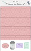 URSUS Spezialpapiere Designkarton Geometric, DIN A5, 5 Blatt