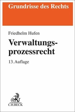 Verwaltungsprozessrecht - Hufen, Friedhelm