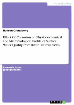 Effect Of Corrosion on Physiocochemical and Microbiological Profile of Surface Water Quality from River Udonwankwo - Oronubong, Hudson