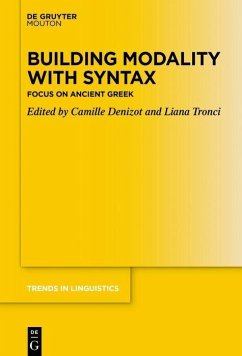 Building Modality with Syntax (eBook, PDF)