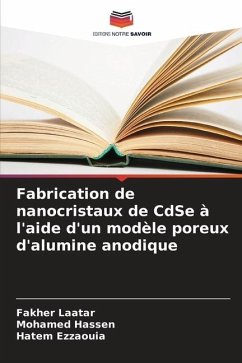 Fabrication de nanocristaux de CdSe à l'aide d'un modèle poreux d'alumine anodique - Laatar, Fakher;Hassen, Mohamed;Ezzaouia, Hatem