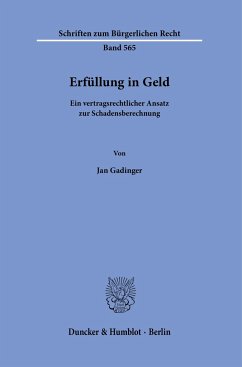 Erfüllung in Geld. - Gadinger, Jan