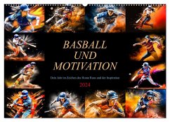 Baseball und Motivation (Wandkalender 2024 DIN A2 quer), CALVENDO Monatskalender - Meutzner, Dirk