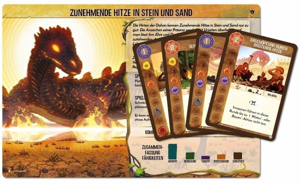 Spirit Island: Zunehmende Hitze in Stein und Sand (Mini-Eweiterung) Spirit Island: Zunehmende Hitze in Stein und Sand (Mini-Eweiterung)