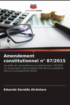 Cover Amendement constitutionnel n° 87/2015