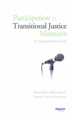 Participation in Transitional Justice Measures (eBook, PDF) - Saffon, María Paula; Tacha, Viviana