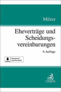 Eheverträge und Scheidungsvereinbarungen - Milzer, Lutz;Langenfeld, Gerrit