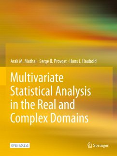Multivariate Statistical Analysis in the Real and Complex Domains - Mathai, Arak M.;Provost, Serge B.;Haubold, Hans J.